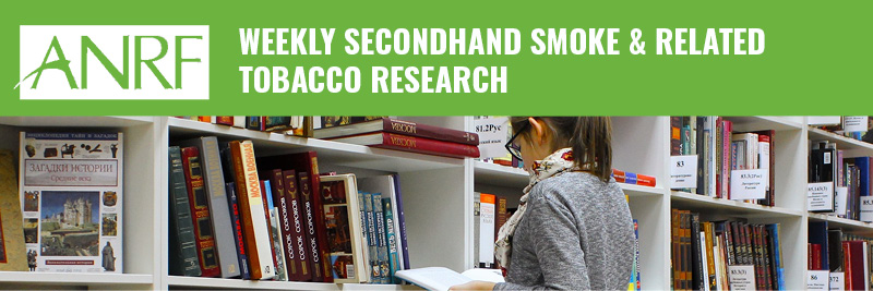 Weekly Secondhand Smoke Research